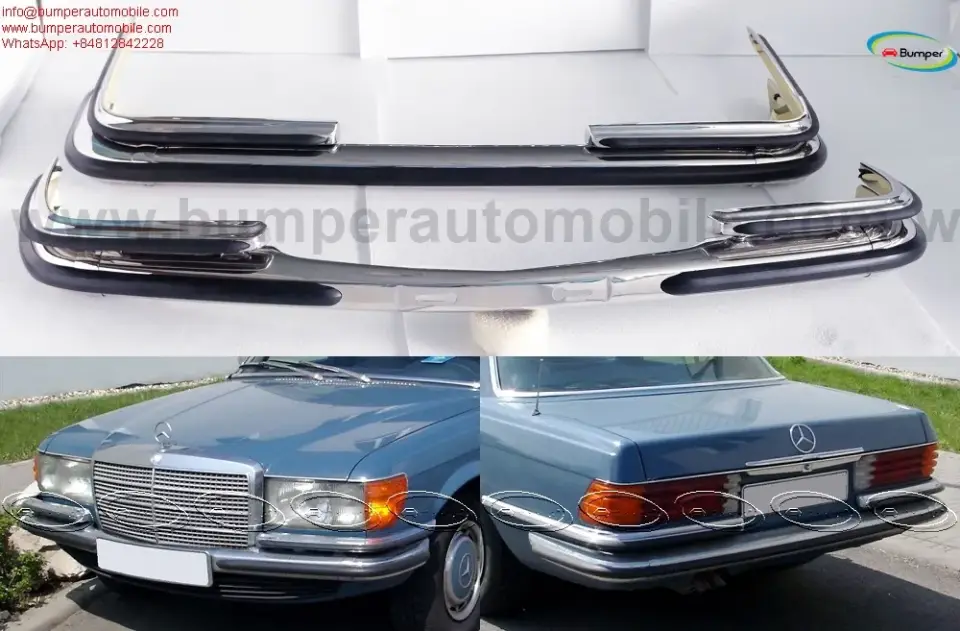 Mercedes W116 EURO Style (1972-1981) Bumpers 