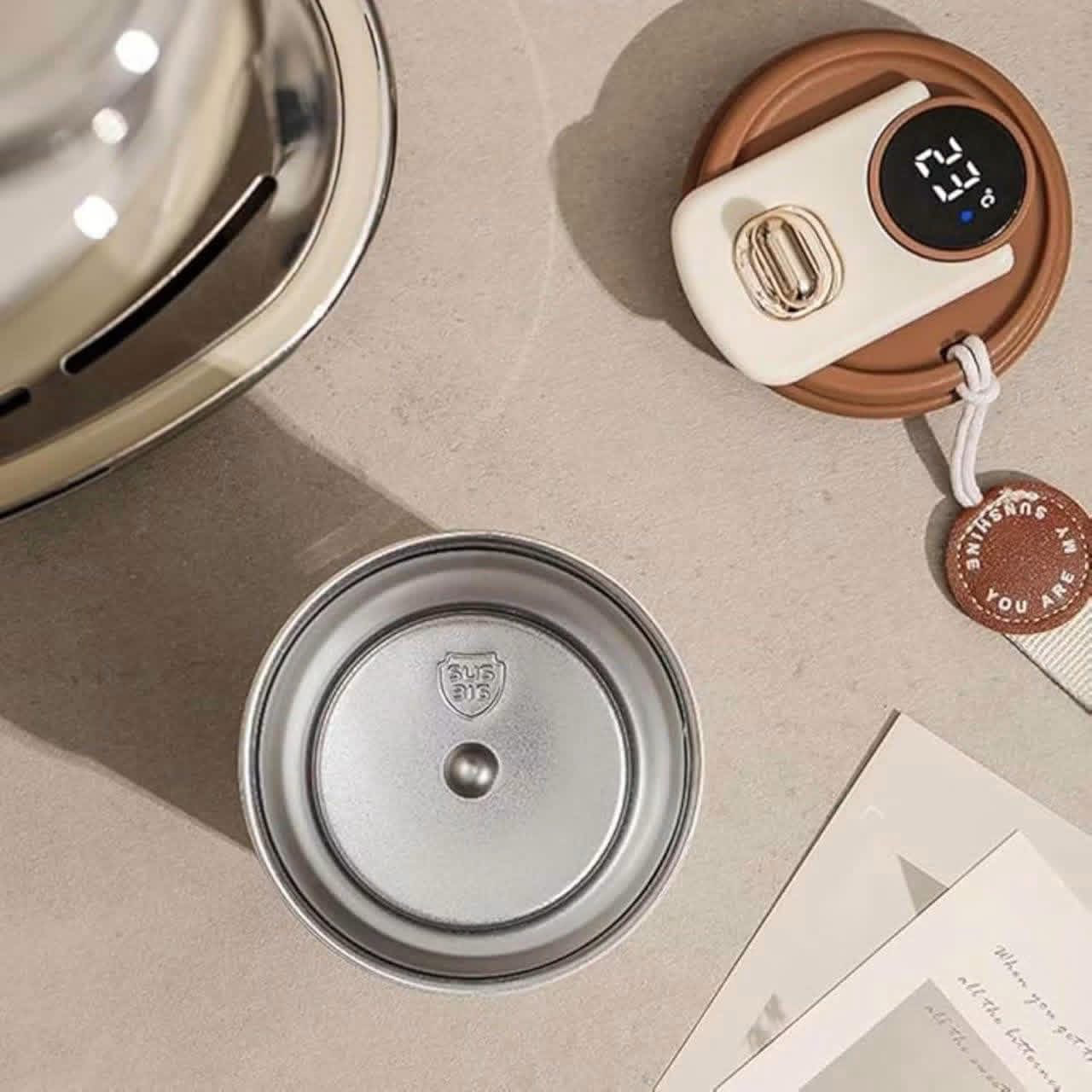 Smart Temperature Display Vacuum Insulated Water Flask personalized with name