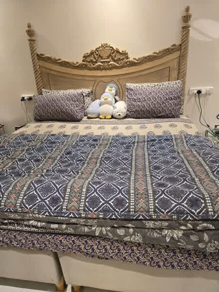 Solid wood bedroom set for sale in very reasonable price, selling because of lack of space 
