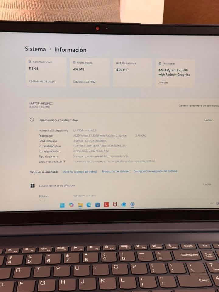 Lenovo IdeaPad laptop with a 15.6-inch Full HD 