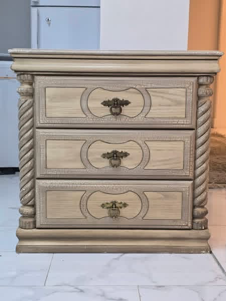 Solid wood bedroom set for sale in very reasonable price, selling because of lack of space 