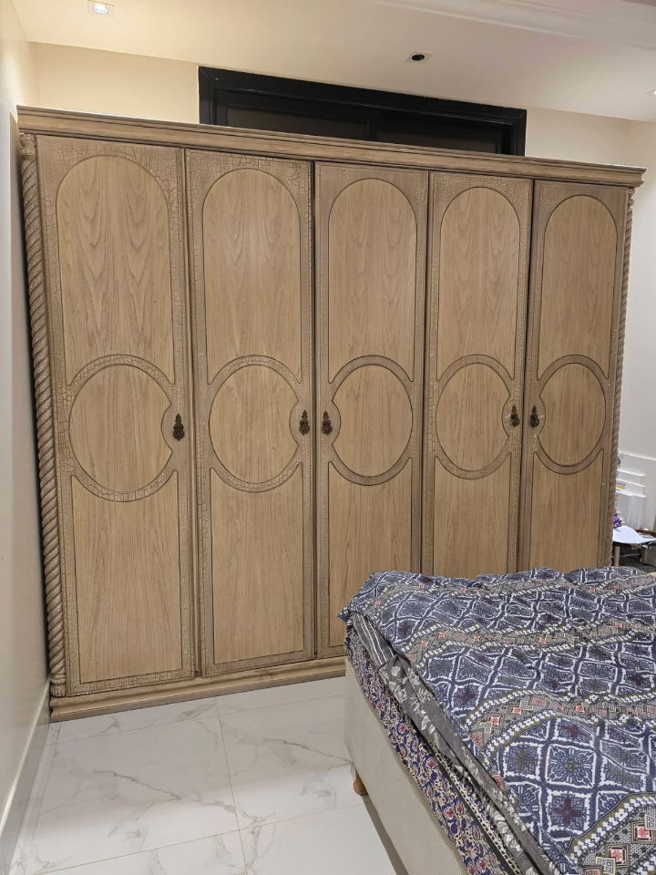 Solid wood bedroom set for sale in very reasonable price, selling because of lack of space 