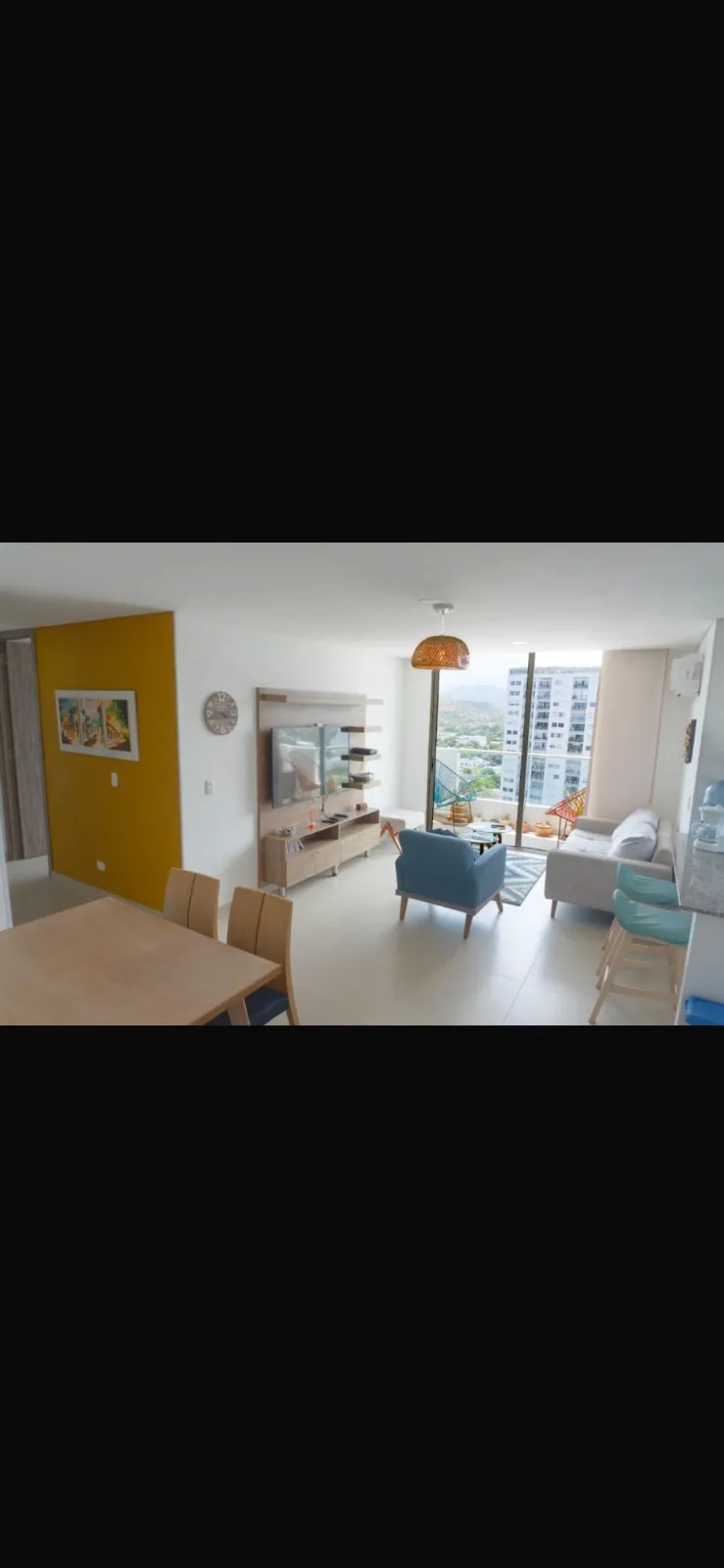 Furnished Apartment for Rent – 13th Floor | Prime Central Location, Santa Marta ✨