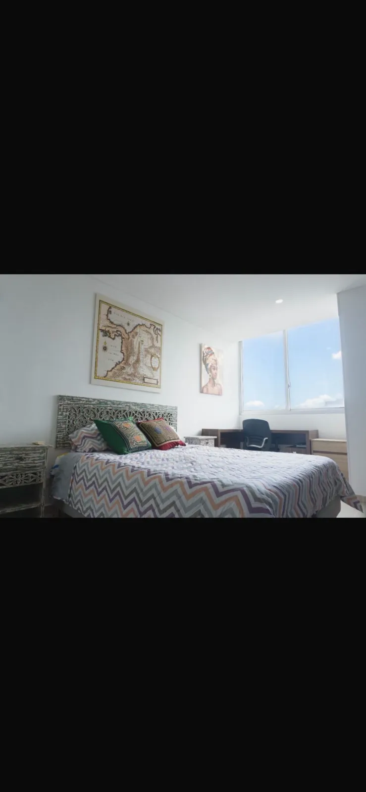 Furnished Apartment for Rent – 13th Floor | Prime Central Location, Santa Marta ✨