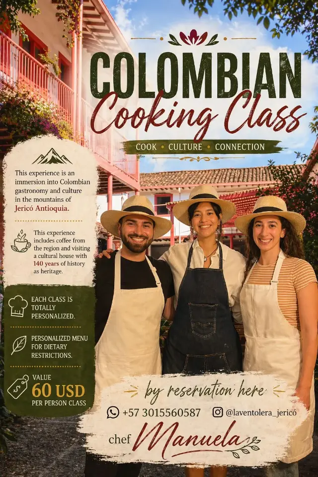  ✨ Experience a Colombian Cooking Class in Jericó, Antioquia