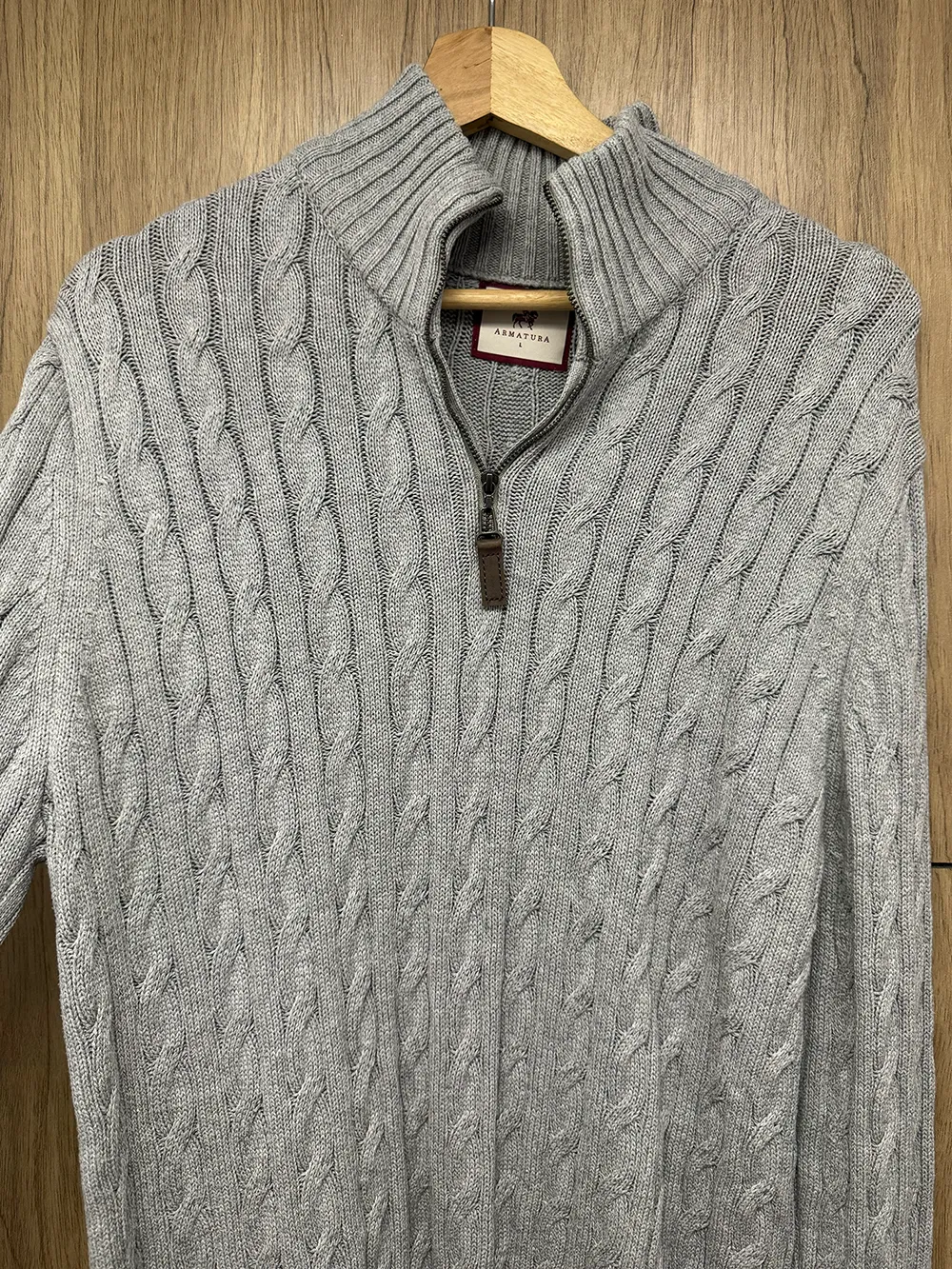 Grey Knitted Sweater - Armatura