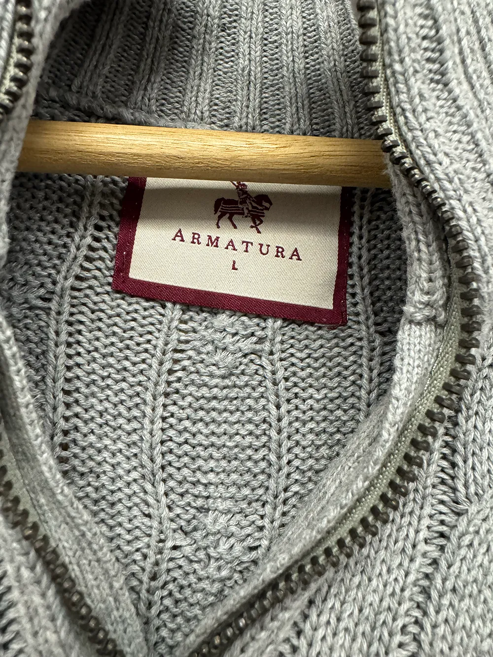 Grey Knitted Sweater - Armatura