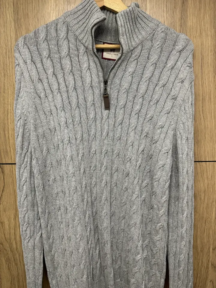Grey Knitted Sweater - Armatura