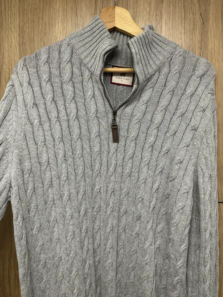 Grey Knitted Sweater - Armatura