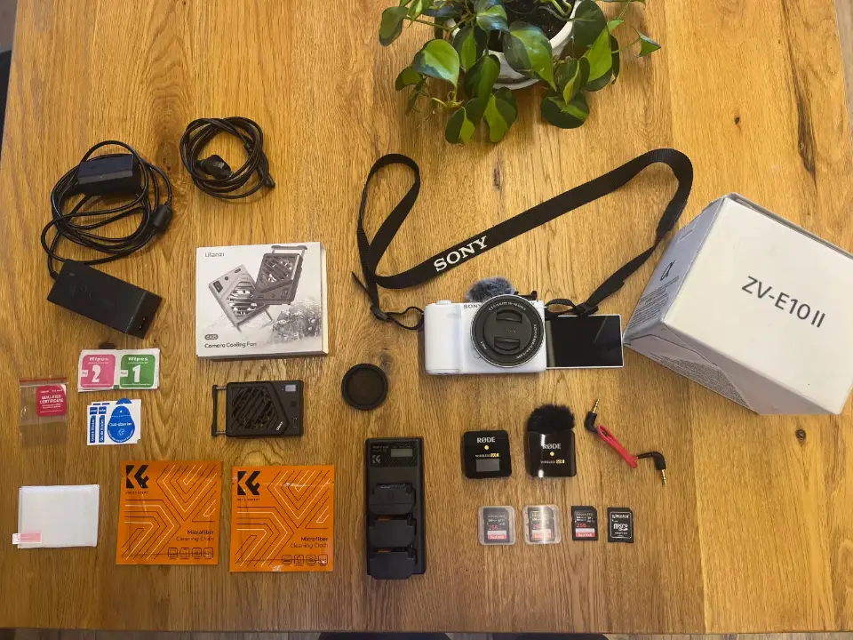SONY ZV-E10 II COMPLETE CONTENT-CREATOR KIT – CAMERA, LENS, AUDIO, 768GB STORAGE & ACCESSORIES
