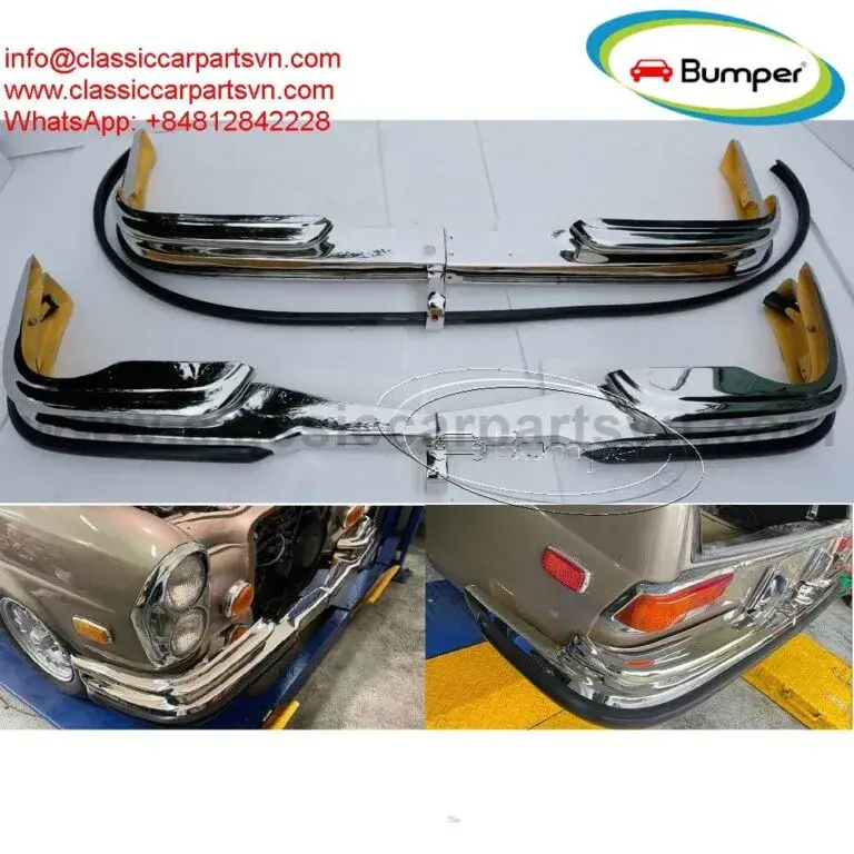 Mercedes W111 W112 low grille models 280SE 3,5L V8 Coupe/Convertible bumpers (1969-1971) 